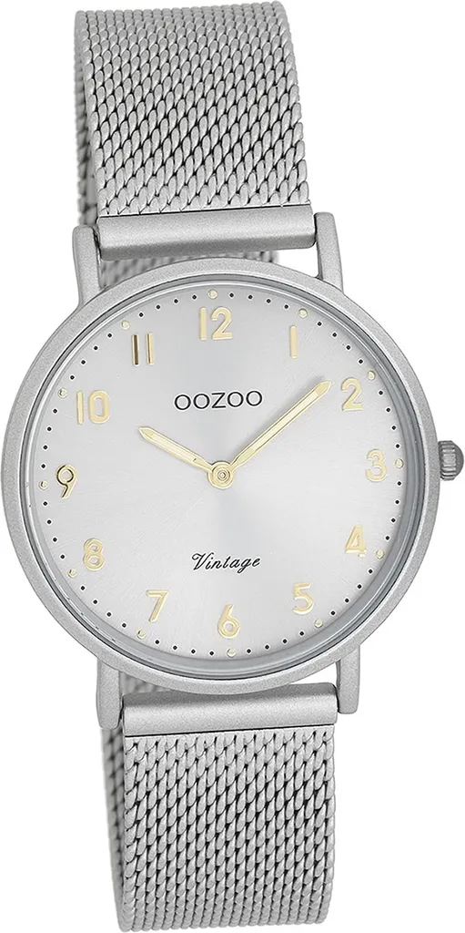 Oozoo Vintage D2UOC20381: Orologio Grigio Metallo per Uomo e Donna