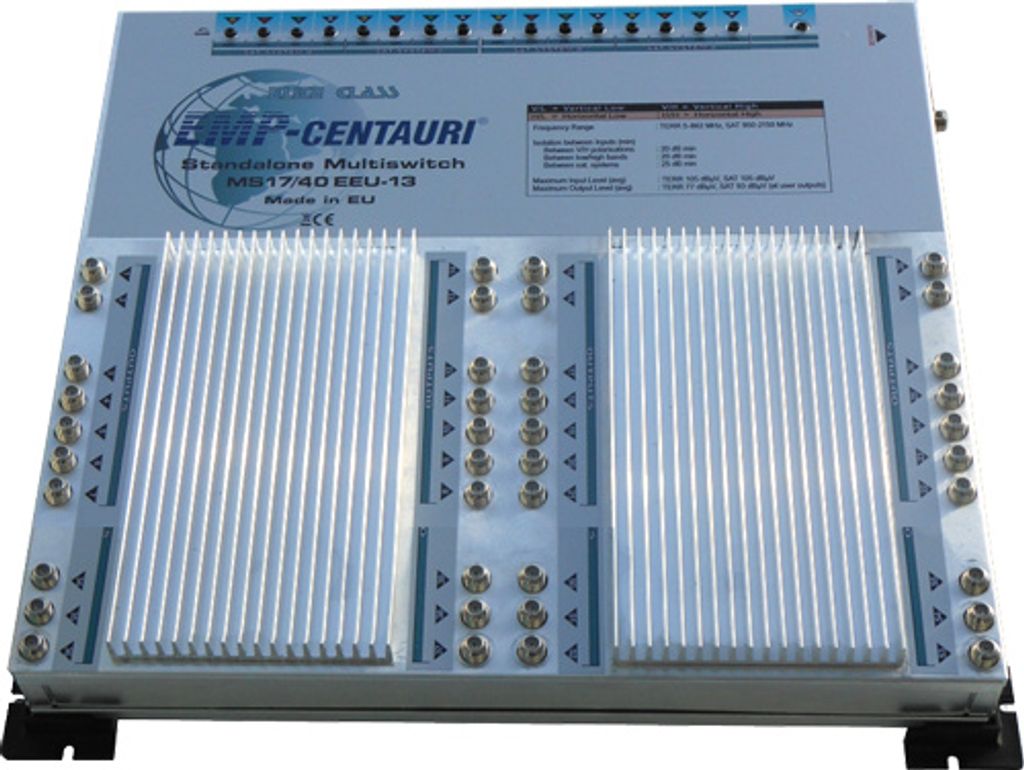 EMP Centauri 17/40 EEU-14 E.Lite Class Multischalter 17 in / 40 out mit Netzteil für bis zu 40 Teilnehmer