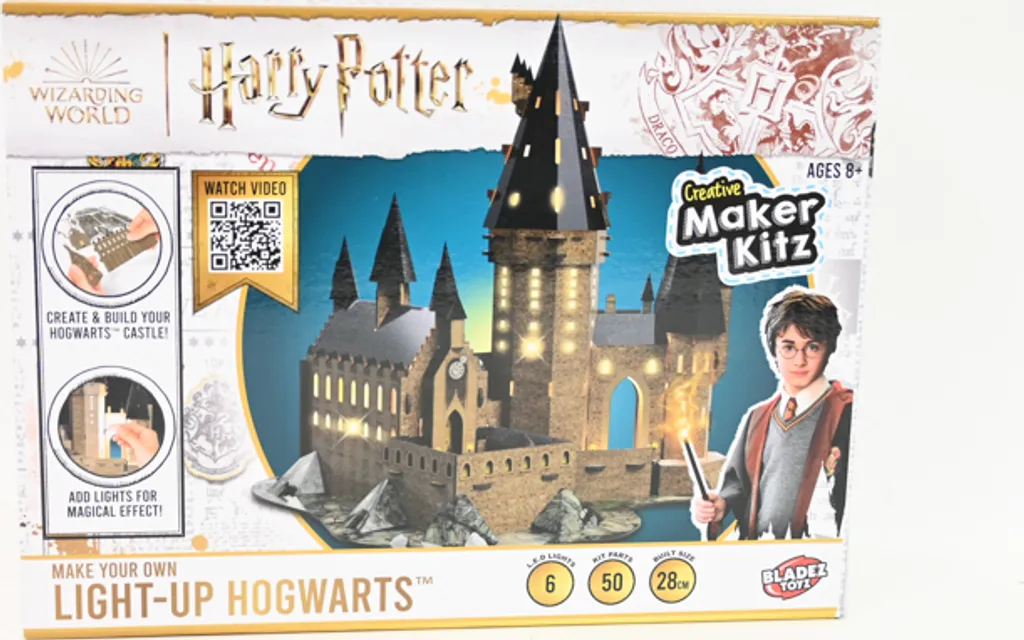 Château de Poudlard de nuit : Maquette lumineuse HP BLADEZ facile
