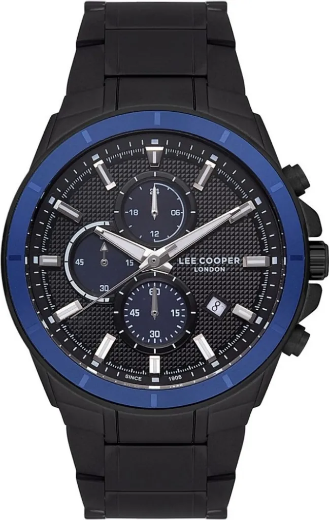 Montre homme Lee Cooper LC07172.650 noir résistant : l'atout style
