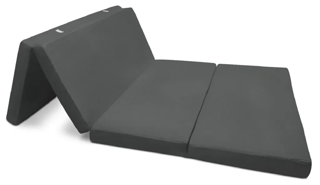 Matelas pliant Beautissu Campix 195x120x7 cm rembourrage mousse confort