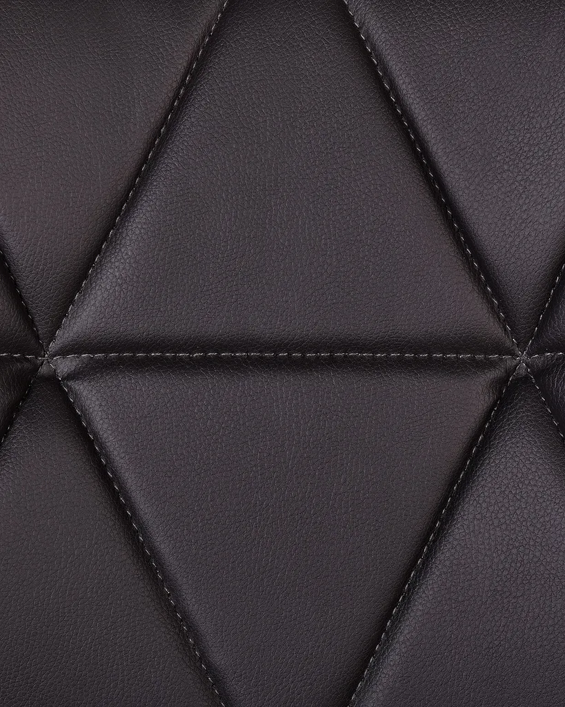 Fauteuil de bureau Valetta Lumarko en simili cuir noir pour ordinateur - 9