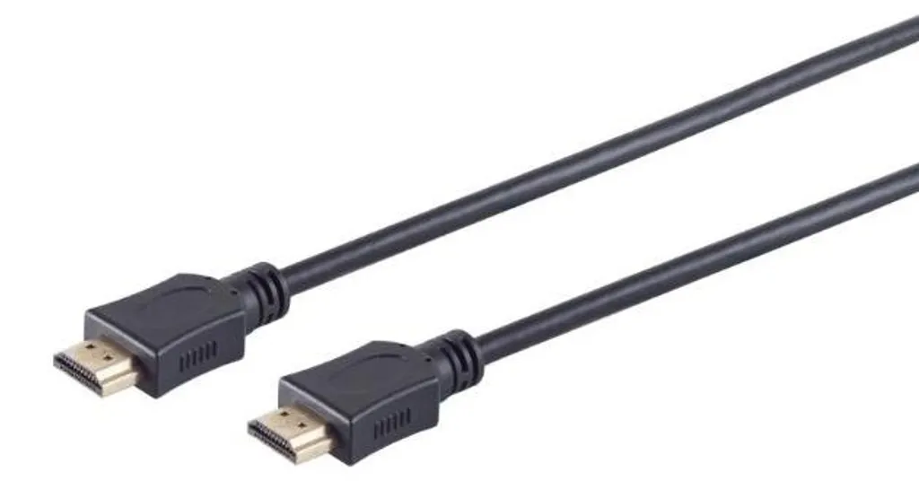 Câble HDMI 4K 1,5m Helos noir anti-interférences pour écran scintillant