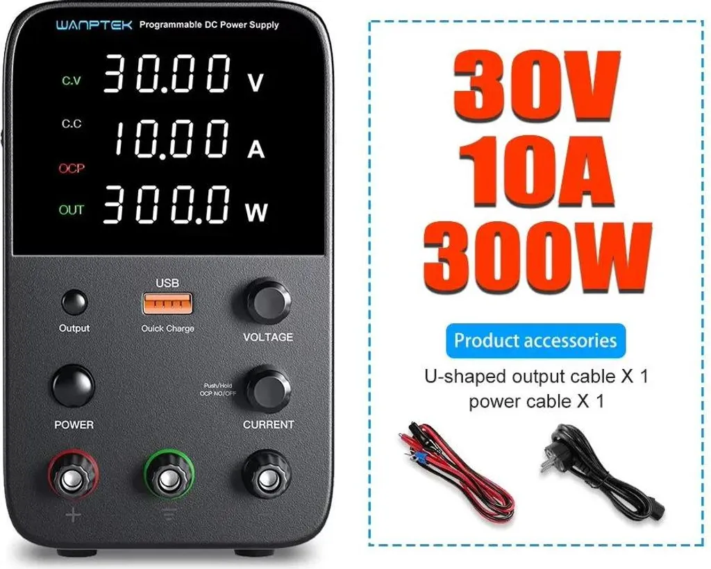 WPS3010H 30V 10A Programmable DC Power Supply - Tech Pro Series - 2