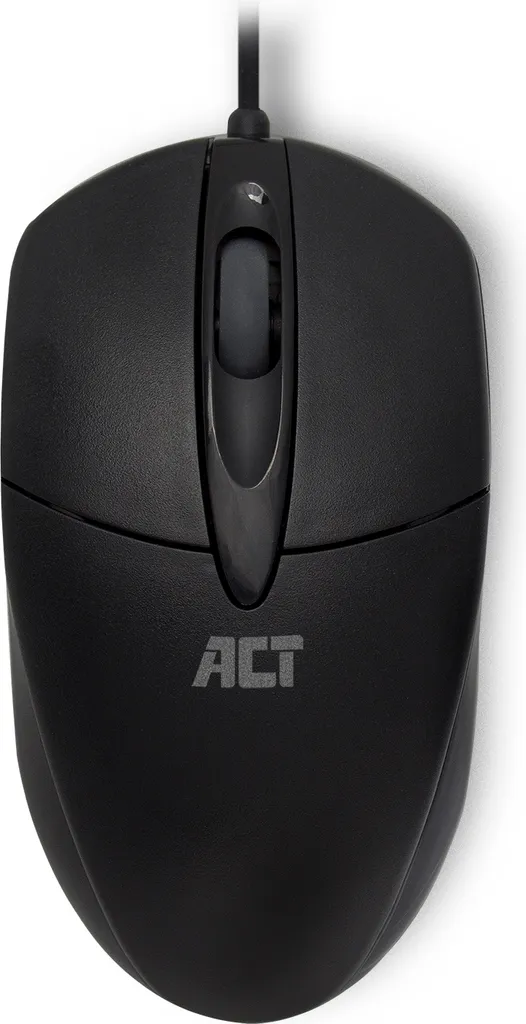 Souris optique filaire ACT AC5005 USB fiable sans pile pour le travail