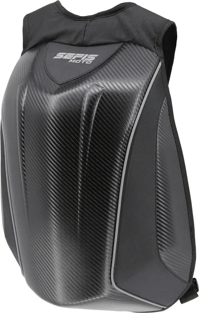 Sac à dos moto SEFIS RCX aérodynamique avec compartiment PC matelassé