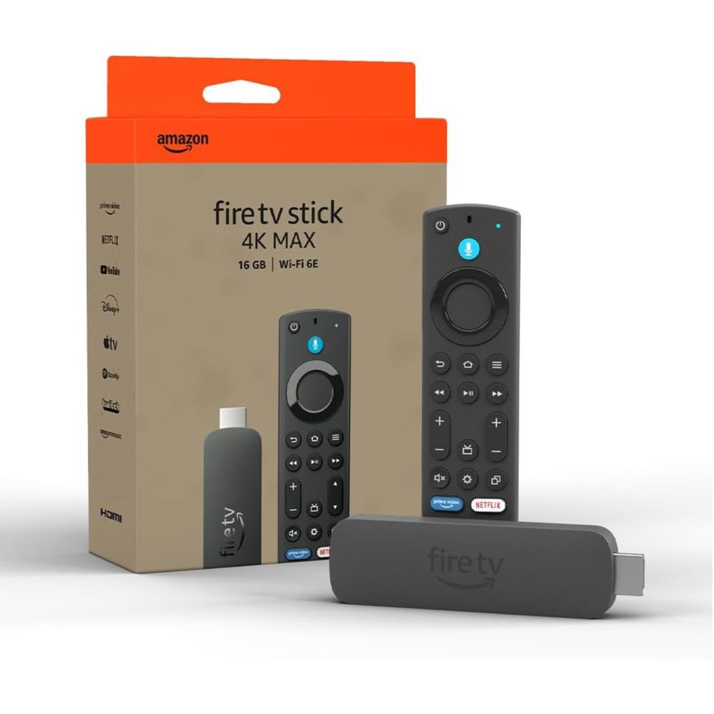 Amazon Fire TV Stick 4K MAX Ultra HD (Neueste Generation) | Wi-Fi 6E, Alexa-Sprachfernbedienung, Dolby Vision, Atmos, HDR10+