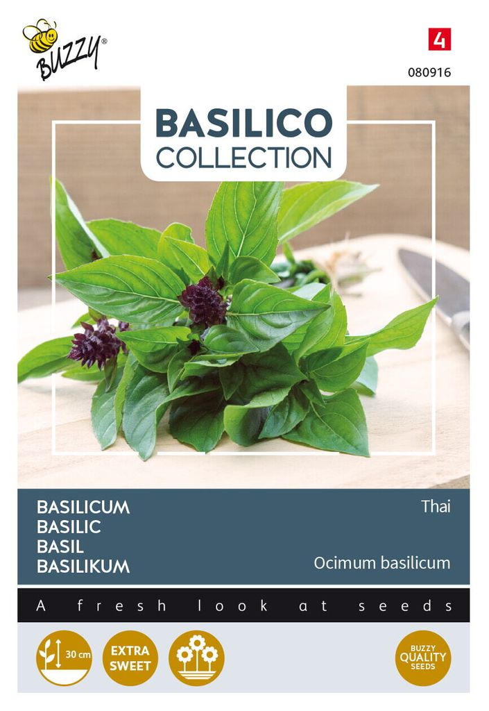 Buzzy Basilikum Thai Samen - Ca. 1,5 gr | Buzzy_080916