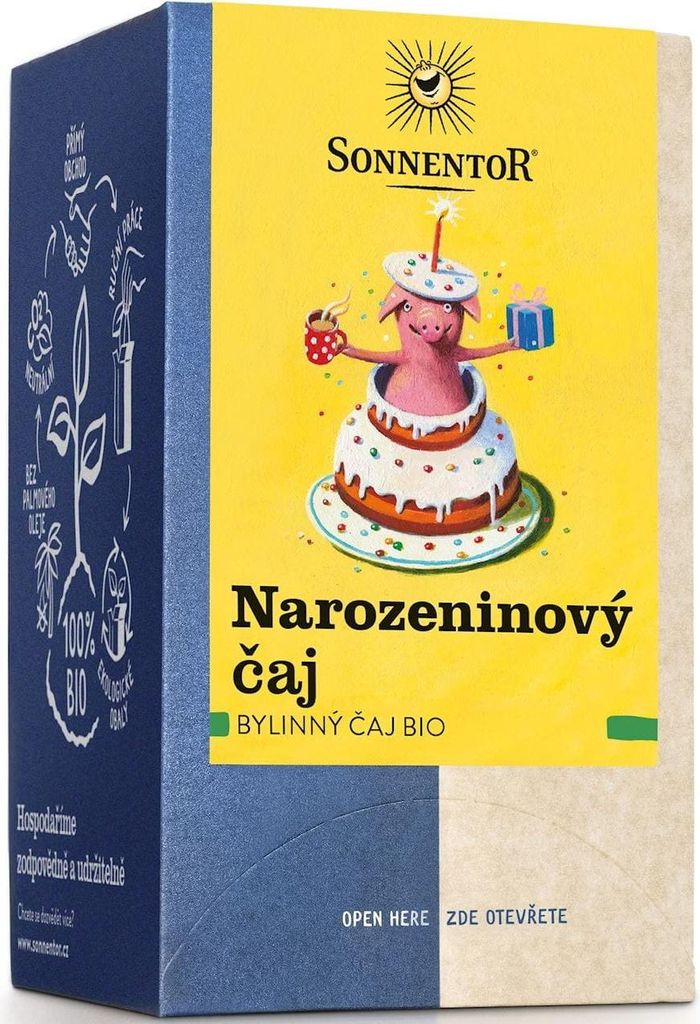 HERBATKA ZIOŁOWA URODZINOWA (HAPPY BIRTHDAY) BIO (18 x 1,5 g) 27 g - SONNENTOR