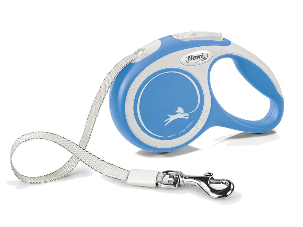 Flexi New Comfort Blu 5 Metri: Il Guinzaglio Top per Cani Felici
