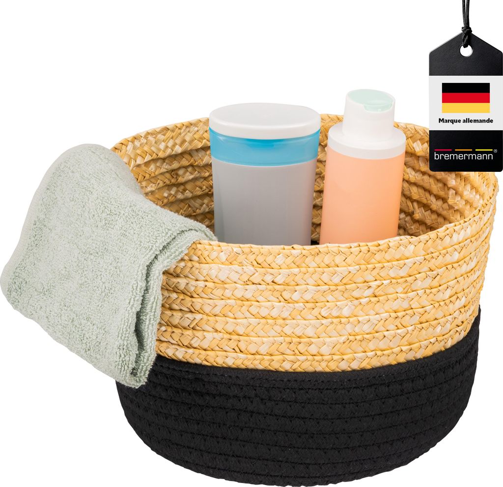 Panier de rangement noir Image du produit 