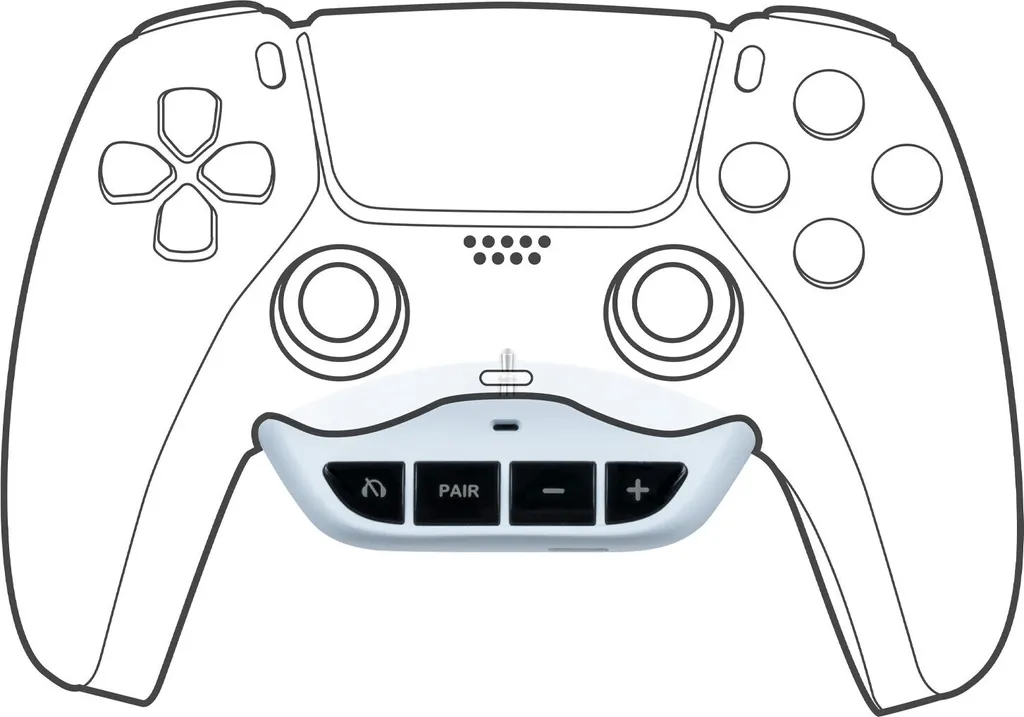 Adaptateur audio pour manette PS5 émetteur Bluetooth pour casque micro