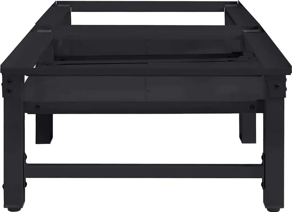 vidaXL Plate-forme pour machine à laver 2 pcs noir support double