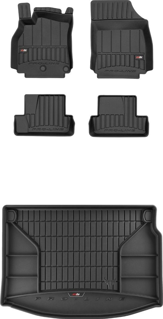 FROGUM 3D Gummimatten und Kofferraummatte für Renault Megane III 08-16