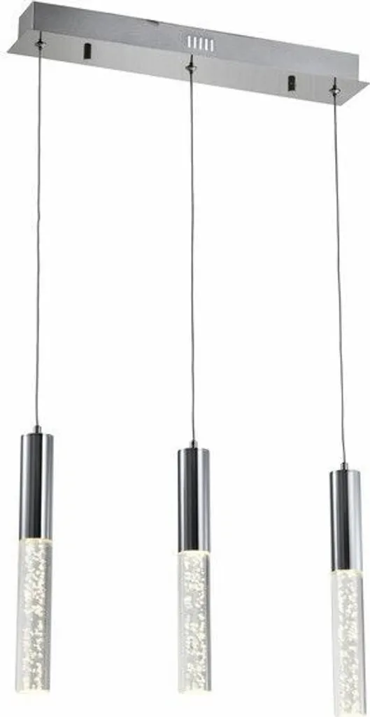 Suspension LED pour Table à Manger Neda Chrome 100cm Reality 5W