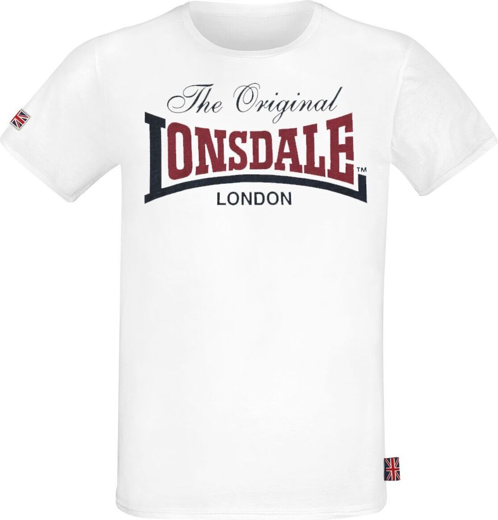 T-shirt homme coupe normale ALDINGHAM White Lonsdale Image du produit 