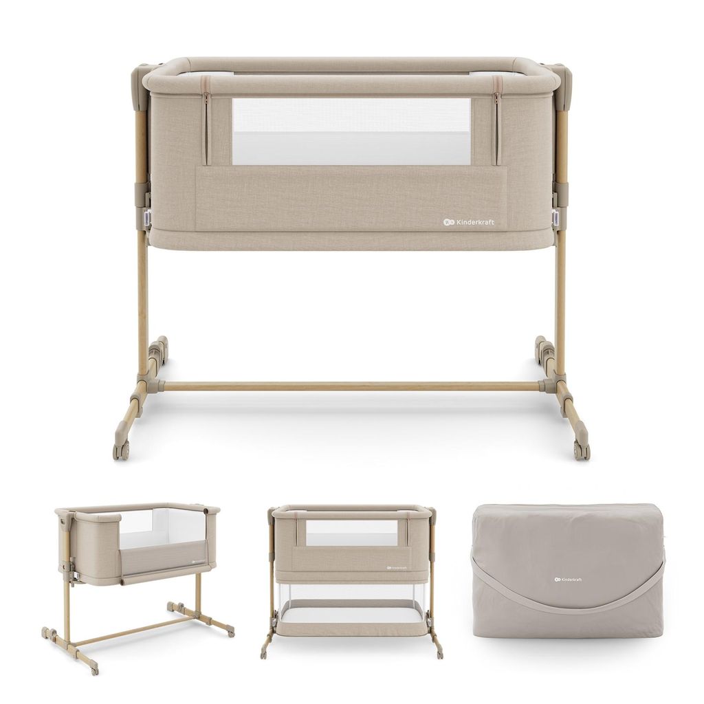 Kinderkraft NESTEE GROW 2 – Lettino aggiuntivo 3 in 1, Immagine del prodotto 