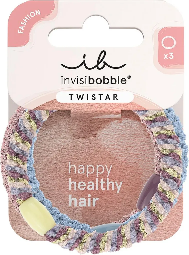 Invisibobble Twistar Lavender 3pz | Elastici Capelli per Sport e Tempo Libero