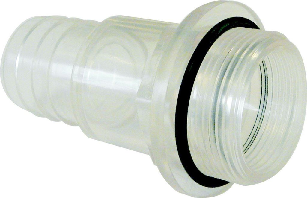 Druckschlauchtülle 1 1/2" AG x 38 mm | gerippt  mit O-Ring Produktbild 