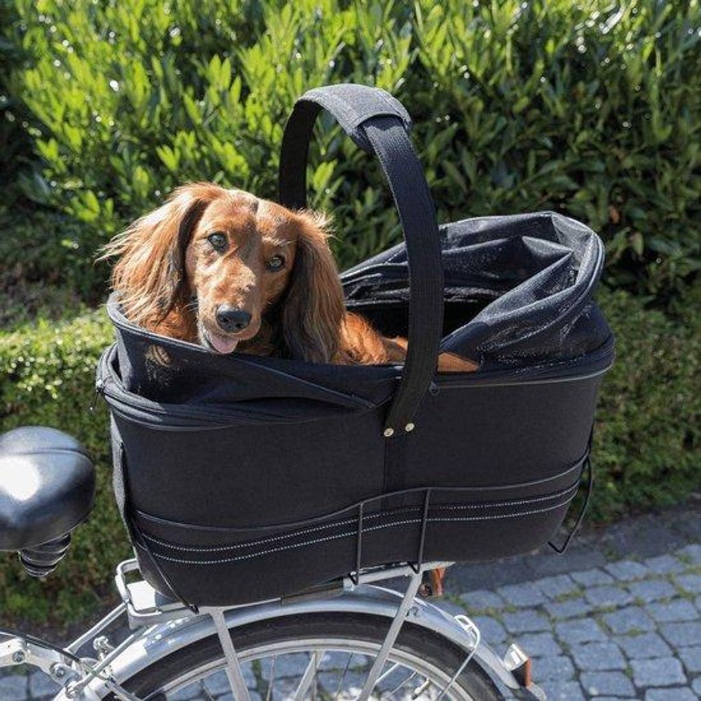 Breite Fahrradtasche 60x29x42cm für Hunde