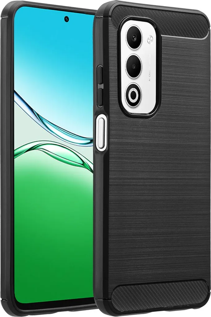imoshion Backcover spazzolato per Oppo A5 5G (2025) - Nero