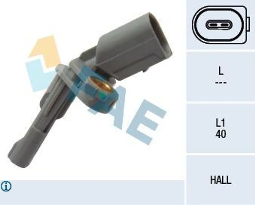 Capteur de régime moteur FAE 78126 pour 1K0927808A VW Golf Jetta Tiguan
