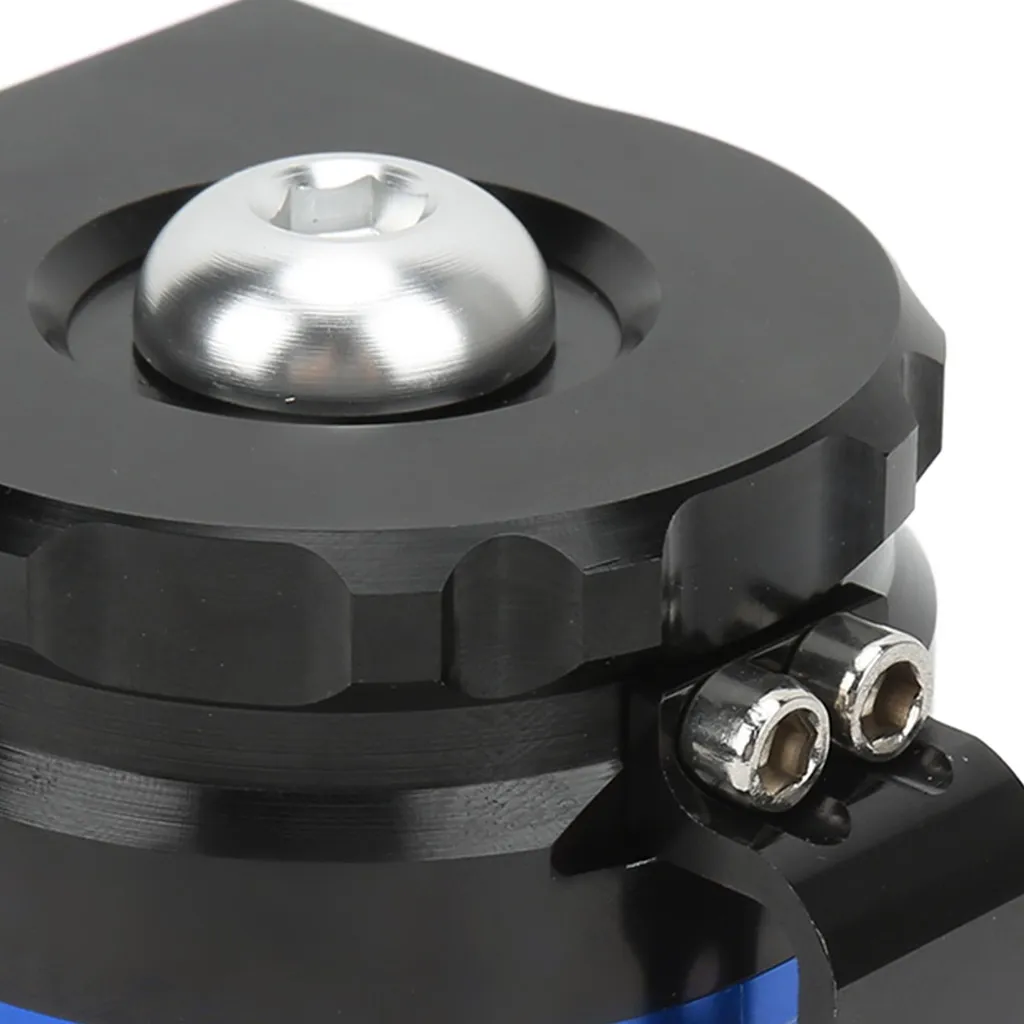 Récupérateur d'huile en aluminium bleu avec déflecteur interne intégré