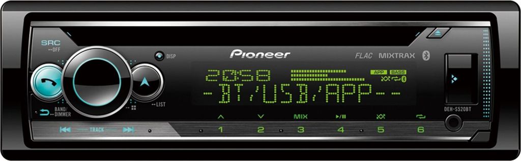 Pioneer DEH-S520BT - Autoradio - schwarz