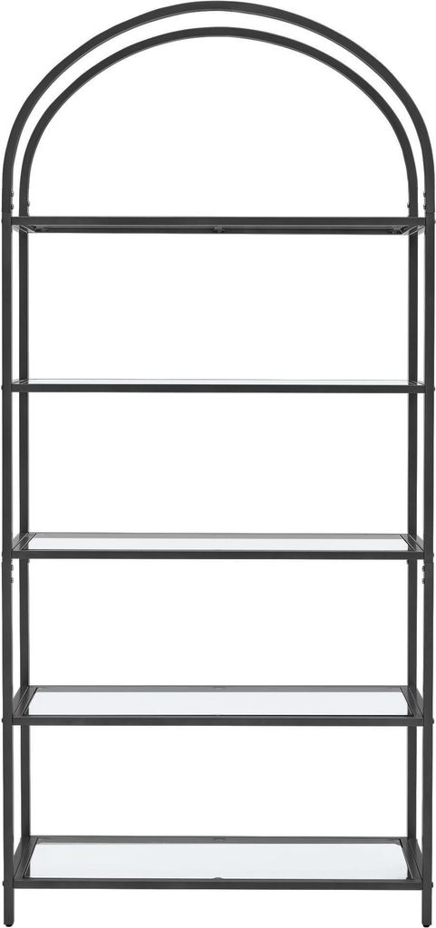 Étagère - Leobert - Noir - 83 X 30,2 X 183,5 Cm Image du produit 