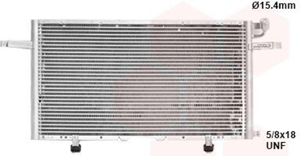 VAN WEZEL 37005297 - OE 1850031 Klimakondensator für Frontera B (U99)