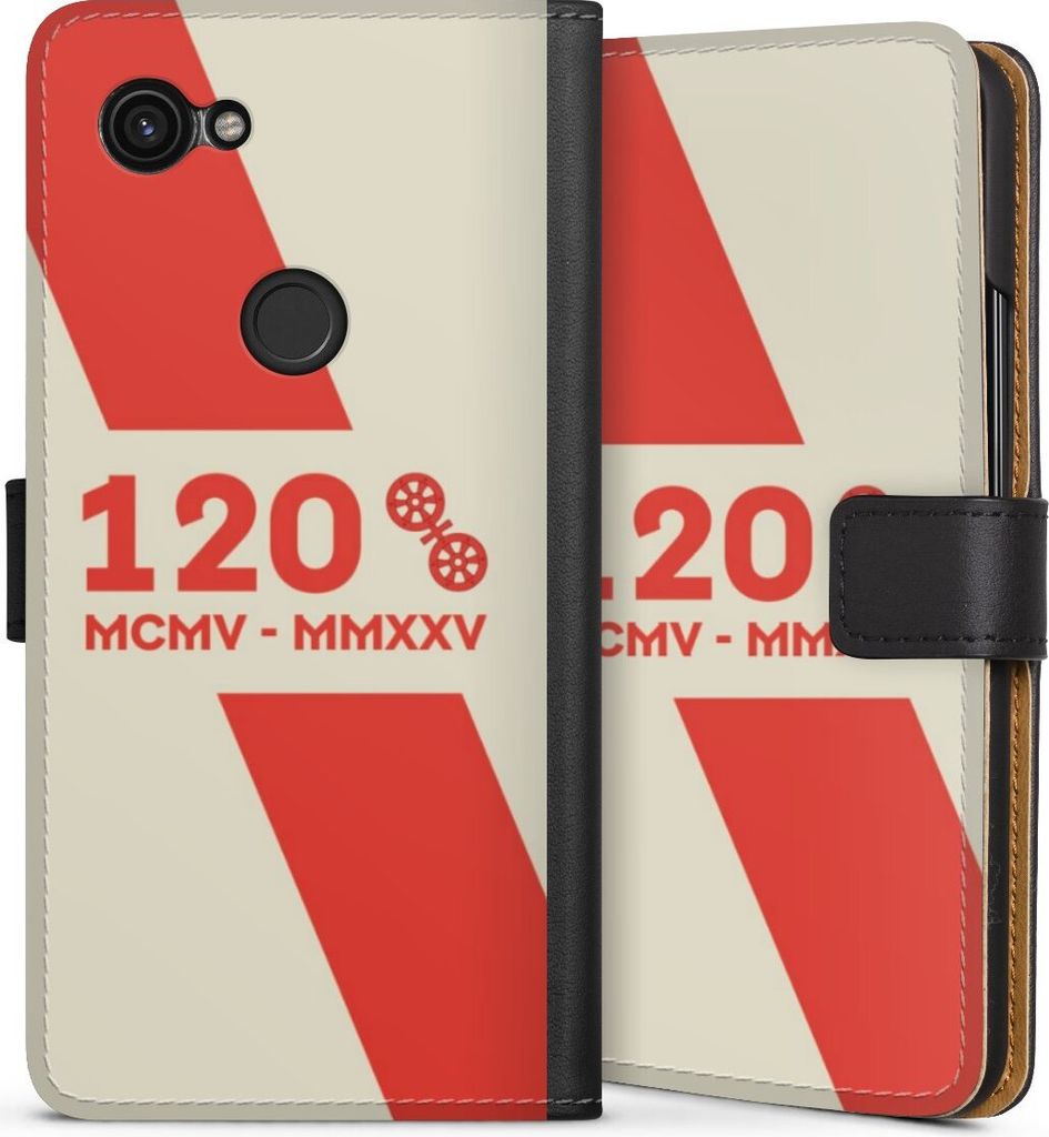 DeinDesign Klapphülle für Google Pixel 3a Handytasche Lederhülle Tasche 1. FSV Mainz 05 E.V. 120 Jahre Bundesliga