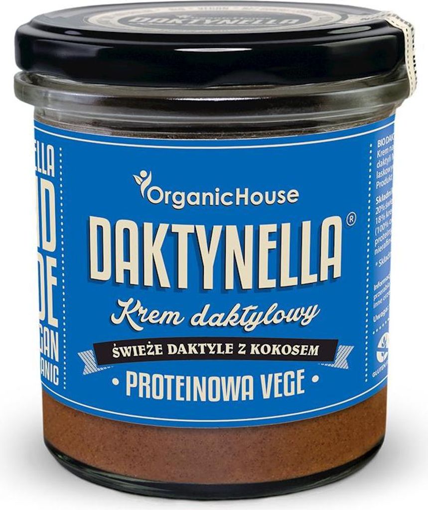 KOKOS-PROTEINCREME – MEDJOOL-DATTELN, GLUTENFREI, , 280 g – ORGANICHOUSE (DAKTYNELLA)