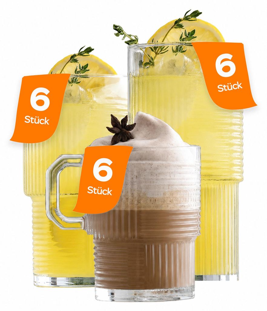 LAV Helen Gläser Set - Longdrink & Teegläser, 18-teilig Produktbild 