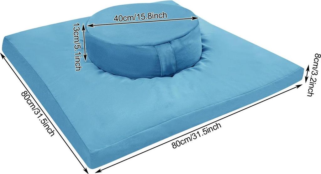 Meditationskissen, ergonomisches Design, vielseitige Produktbild 