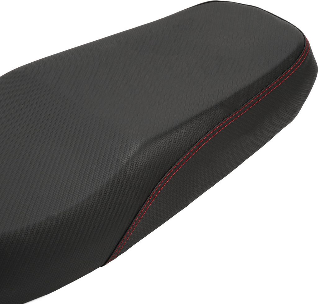 Motorrad Kissen Sättel Kunstleder Buckel Sitz Pad Bank Sattel Montage Ersatz für EX5