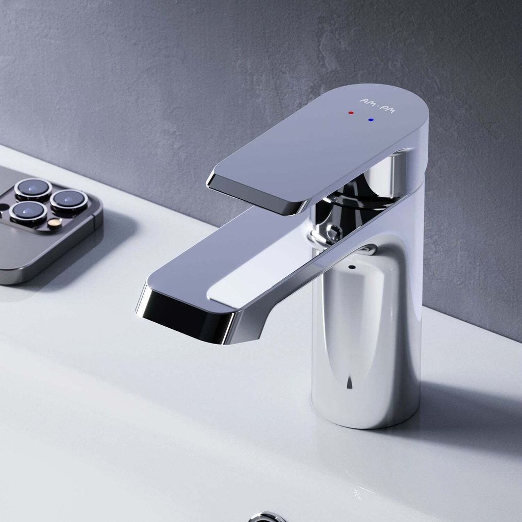 AM.PM Wasserhahn Bad Chrom Waschtischarmatur Bad Armatur Produktbild 