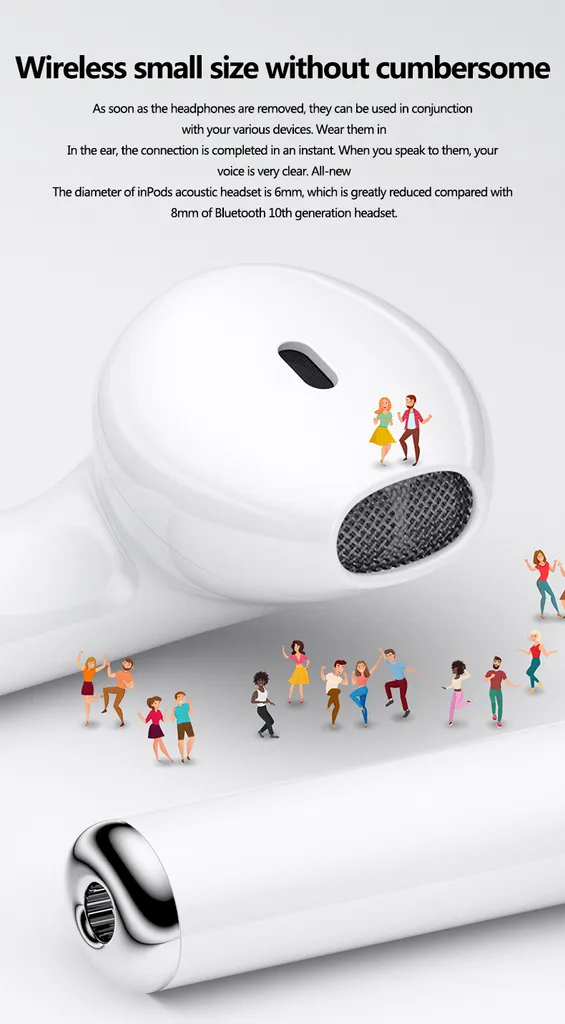 5.0 Cuffie wireless HIFI rosa - 4
