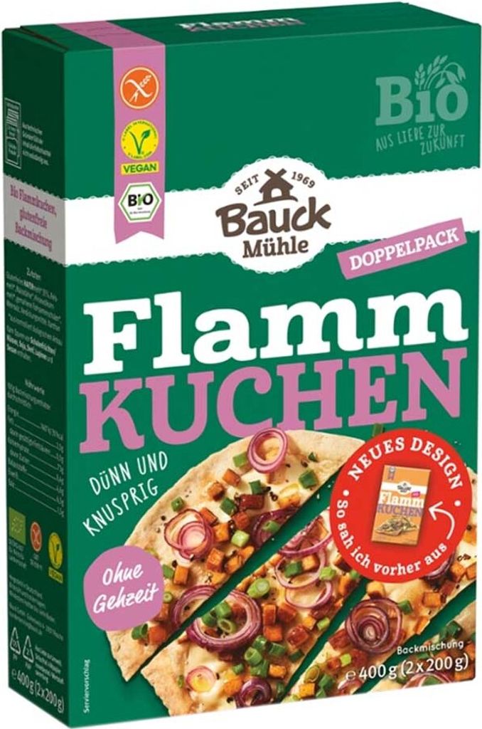 Bauckhof Flammkuchen glutenfrei  400g Produktbild 