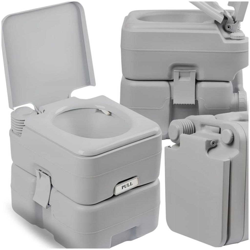 ASATO Campingtoilette 22 l mit 12-l-Spülwassertank und Produktbild 