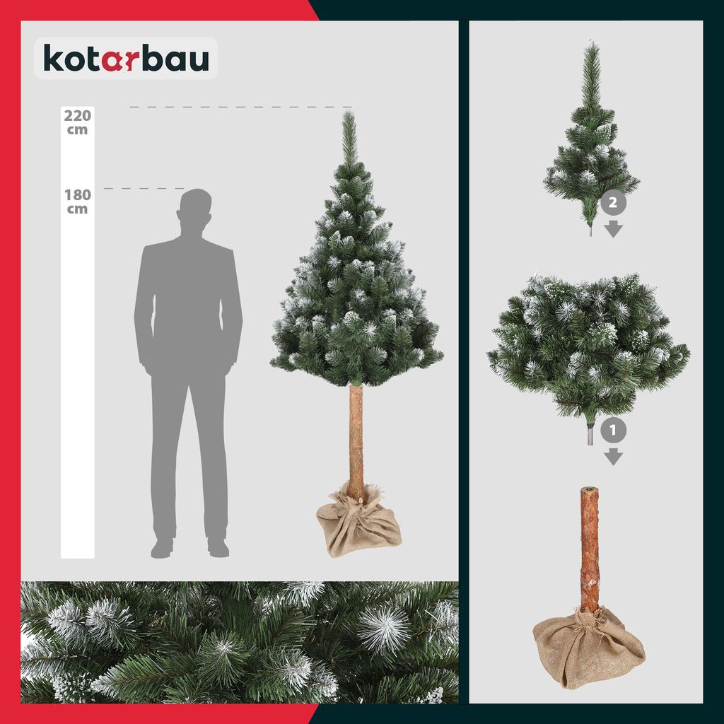 Albero di Natale artificiale NORVEGIA 4 m