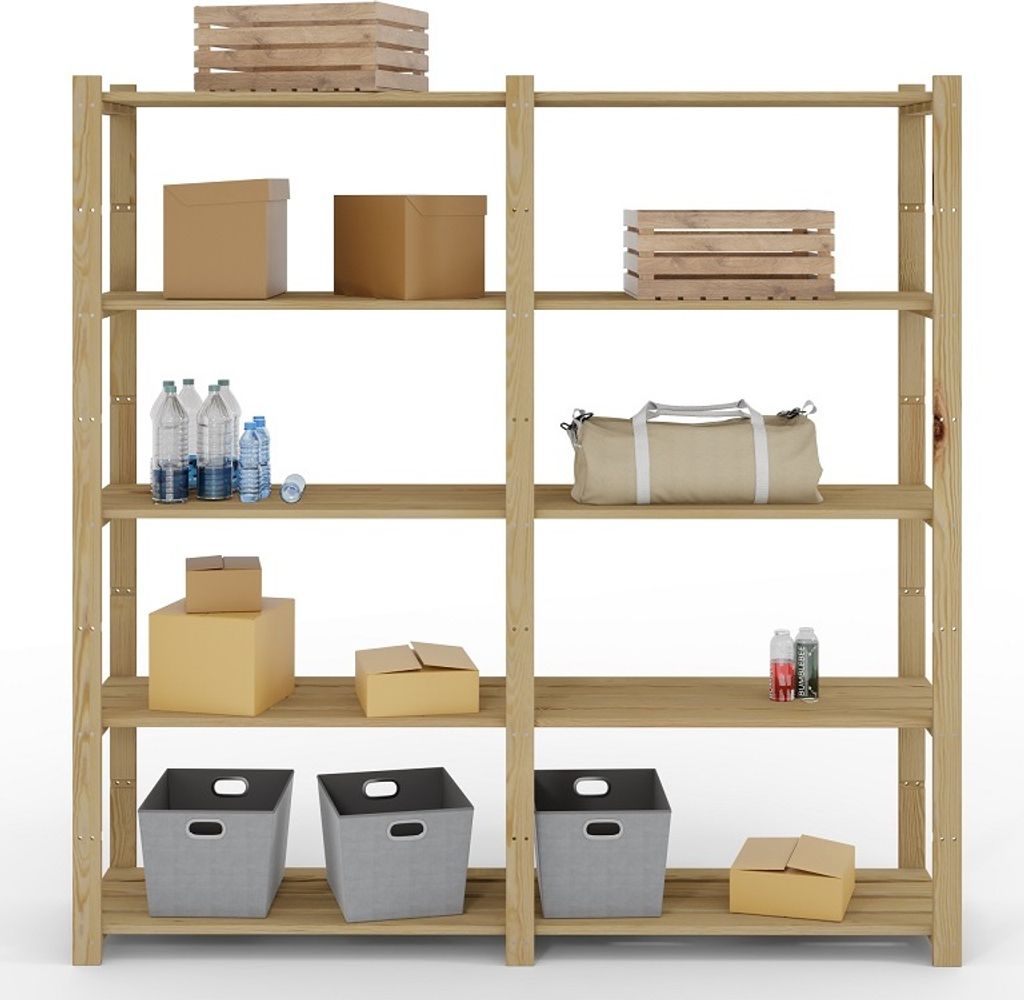 Bücherregal, Holzregal, Standregal, Wandregal, Regal mit 5 Produktbild 8