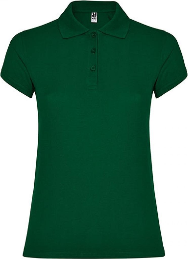 Roly PO6634 | Damen Star Woman Poloshirt, Piqué - Farbe: Bottle Green 56 - Größe: L