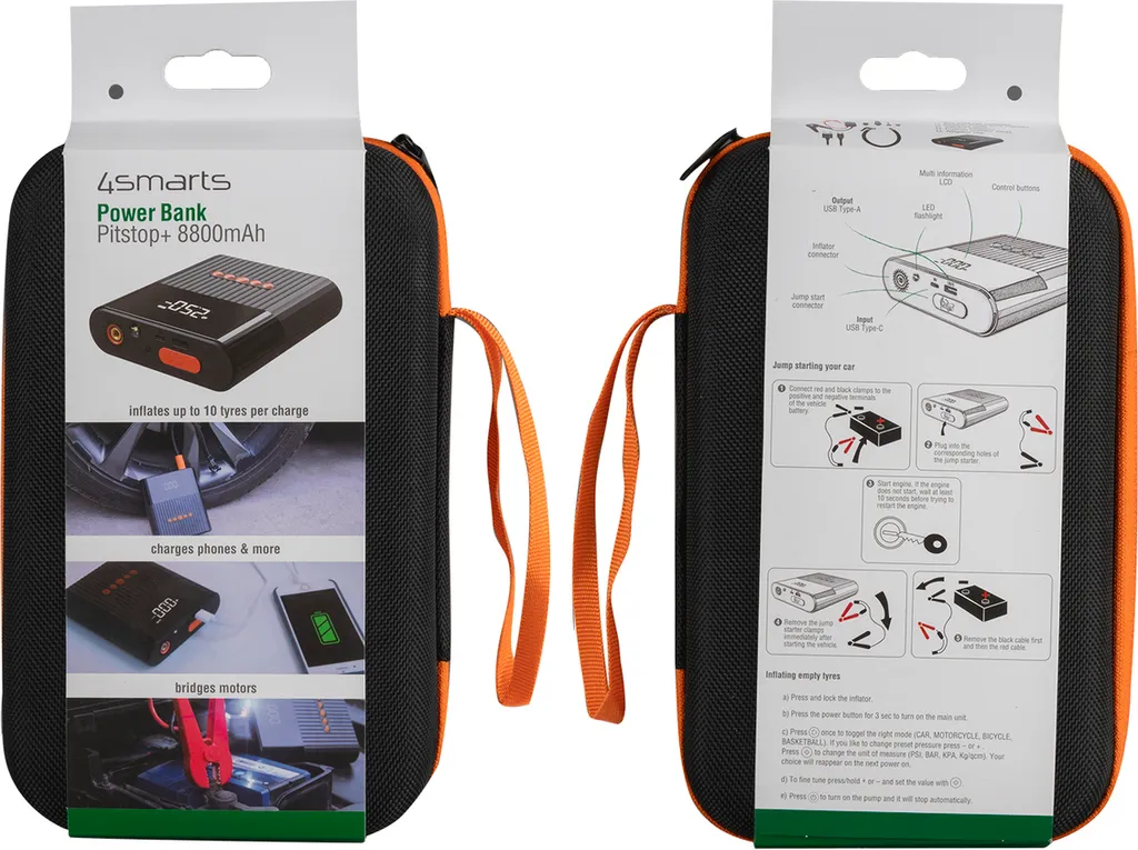 JumpStarter PitStop : Démarreur de Secours et Compresseur d'Urgence - 3