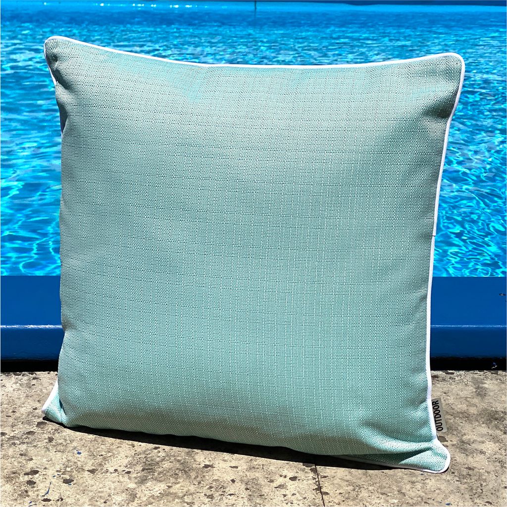 heimtexland ® Outdoor Deko Kissen Sitzkissen Lotus Effekt Produktbild 2