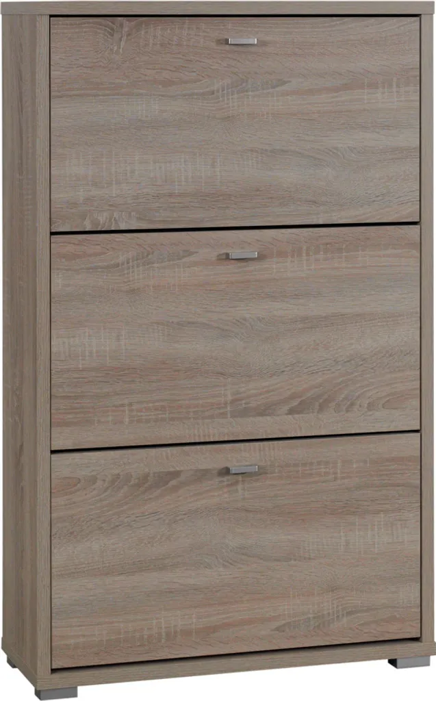 Rangement chaussures pliable KINNEY en bois de chêne Sonoma pour entrée