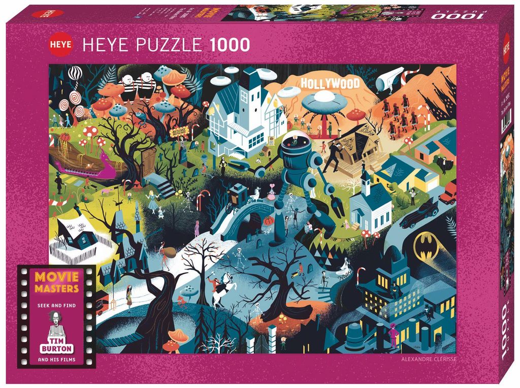 Heye Puzzle T.Burton Films1000 Produktbild 