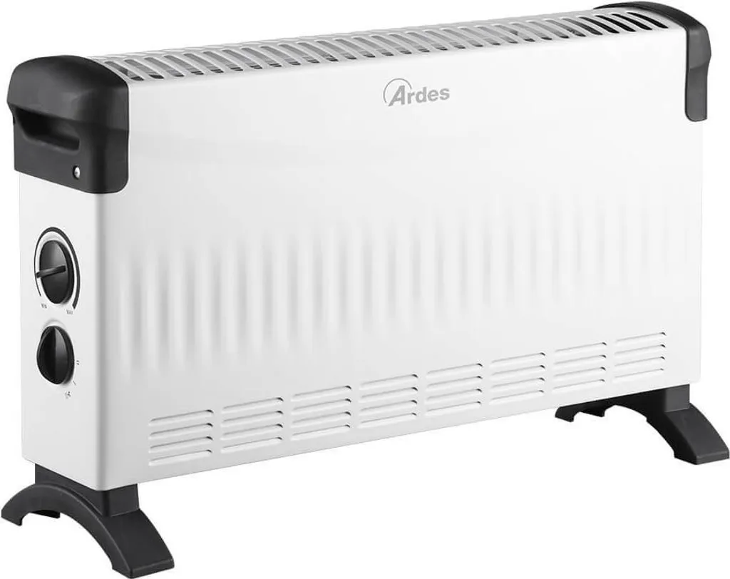 Chauffage électrique 1500W Ardes avec thermostat réglable et design moderne