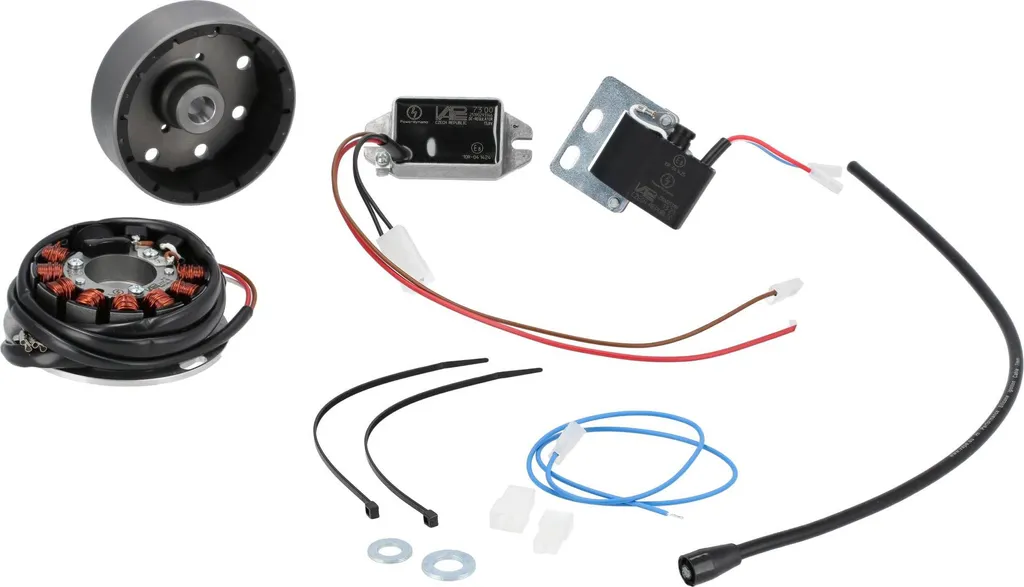 Kit allumage 12V 100W DC aimant léger pour Simson KR51/1 et SR4-3