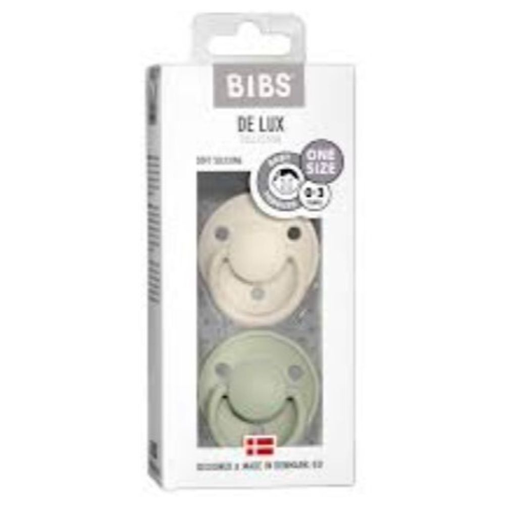 BIBS 150223 SAGE & Ivory 0-6M Silikon-Schnuller, BPA-frei