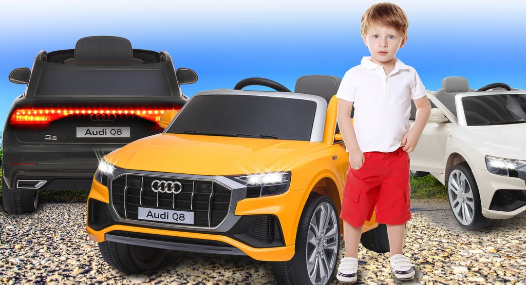 Ride-on Audi Q8 schwarz 12V Produktbild 